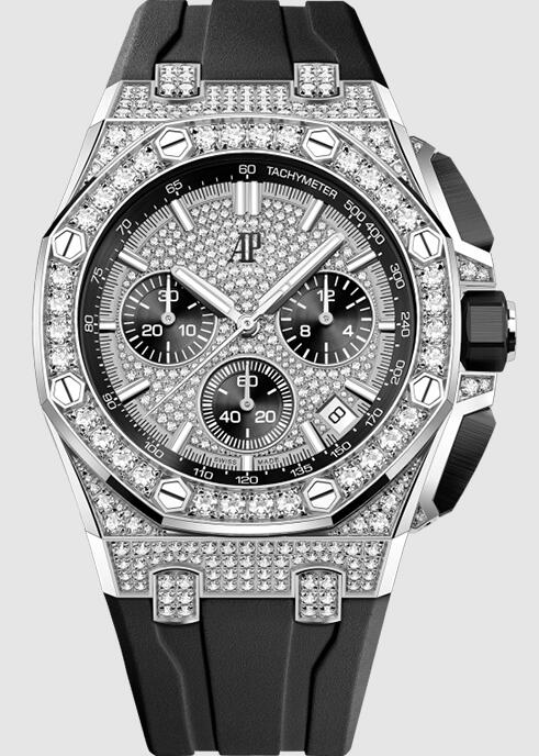 Replica AP Watch Audemars Piguet Royal Oak Offshore 43 White Gold Diamond 26423BC.ZZ.D002CA.01 Replica AP Watch Audemars Piguet Royal Oak Offshore 43 White Gold Diamond 26423BC.ZZ.D002CA.01